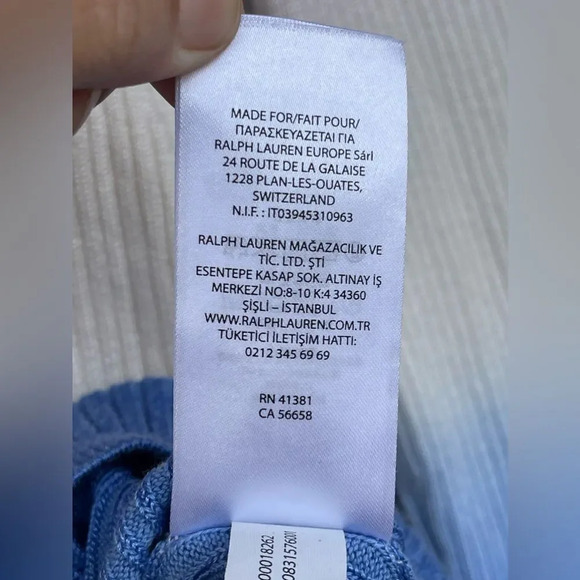 RALPH LAUREN BLACK LABEL
Dip-Dyed Ribbed Sweater SIZE SMALL - Picture 8 of 14